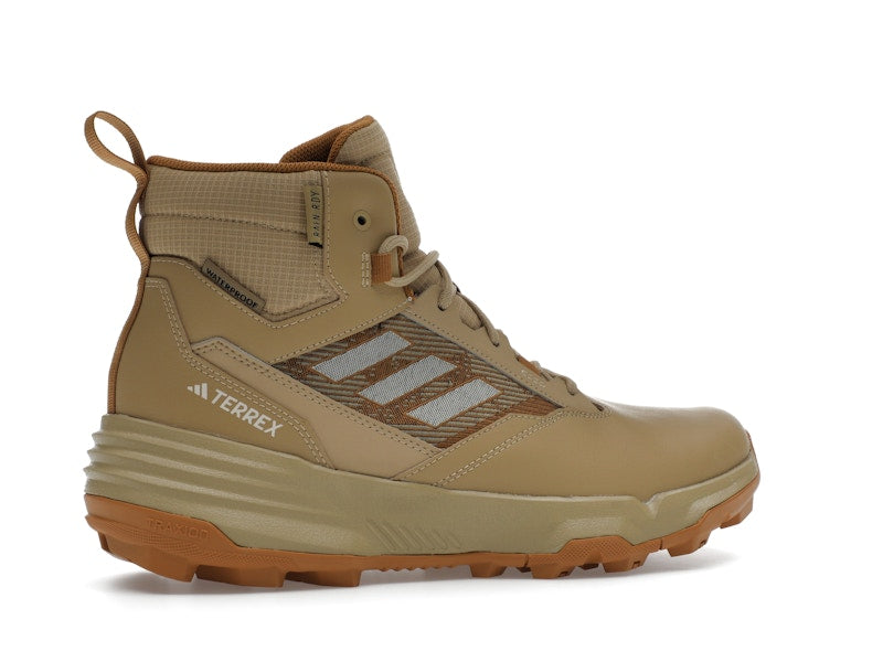 adidas Terrex Unity Leather Mid Rain.RDY Beige Tone Ecru Tint Mesa