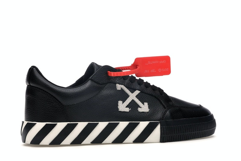 OFF-WHITE Vulc Low Black Leather FW19