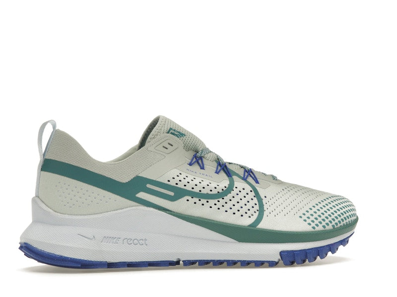 Nike React Pegasus Trail 4 Light Silver Racer Blue Football Grey Mineral Teal