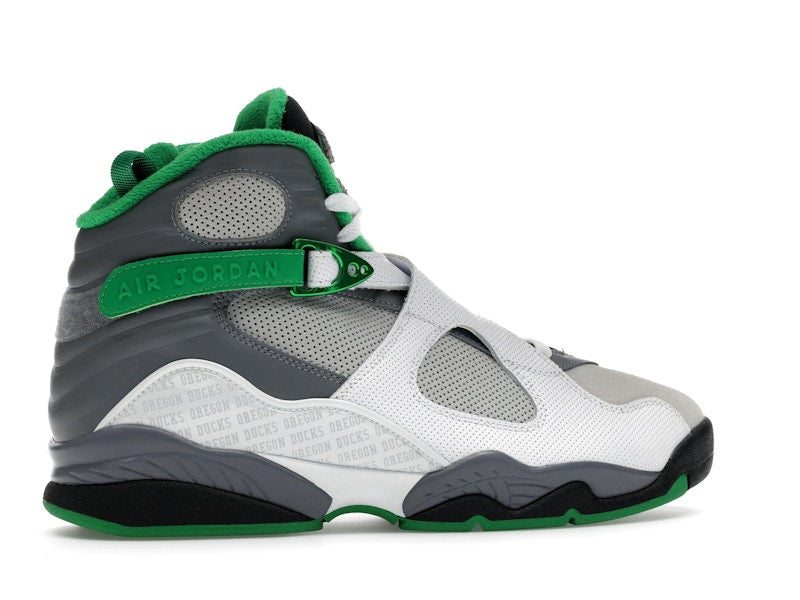 Jordan 8 Retro University of Oregon PE Pure Platinum