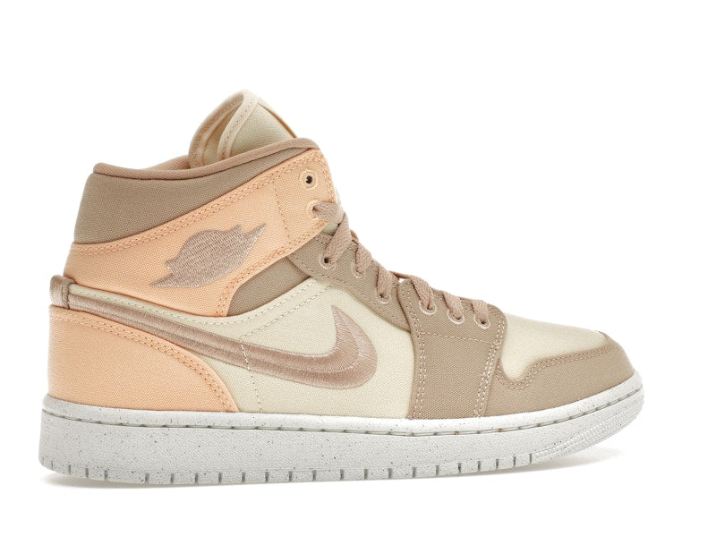 Jordan 1 Mid SE Canvas Khaki (Women's)