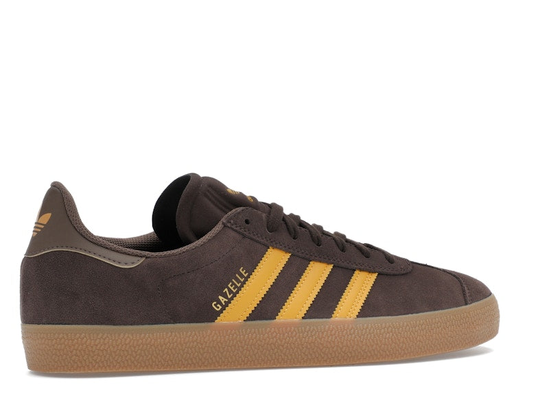 adidas Gazelle ADV Dark Brown Preloved Yellow