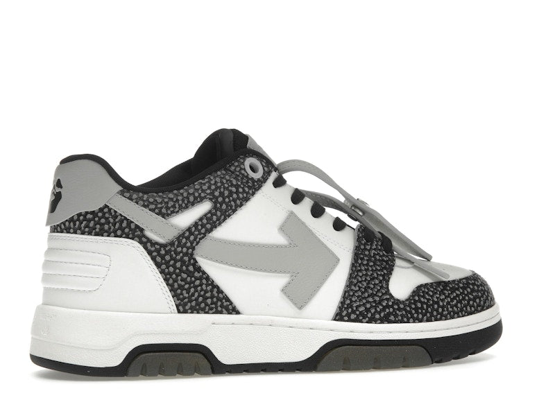 OFF-WHITE Out Of Office OOO Low Tops Black Grey with Dots