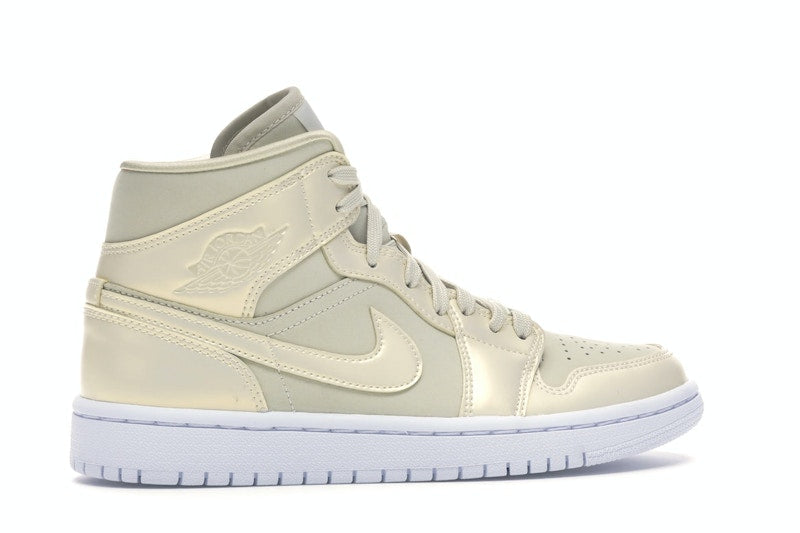 Jordan 1 Mid Goose Feather Yellow (Women's)