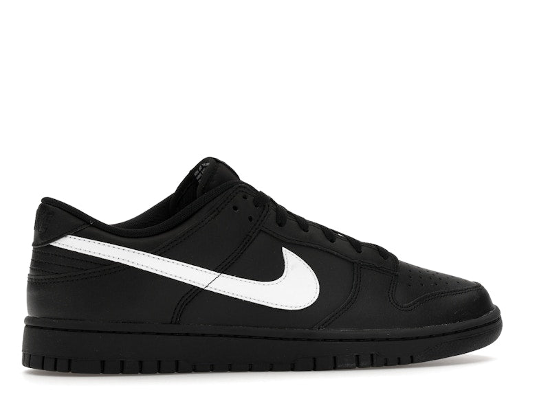 Nike Dunk Low Black White Swoosh