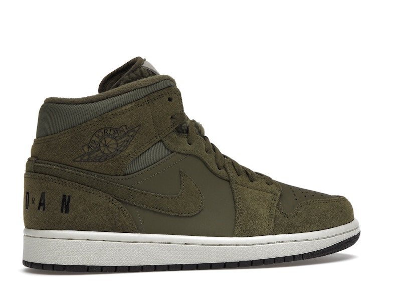 Jordan 1 Mid Olive Canvas (2018)