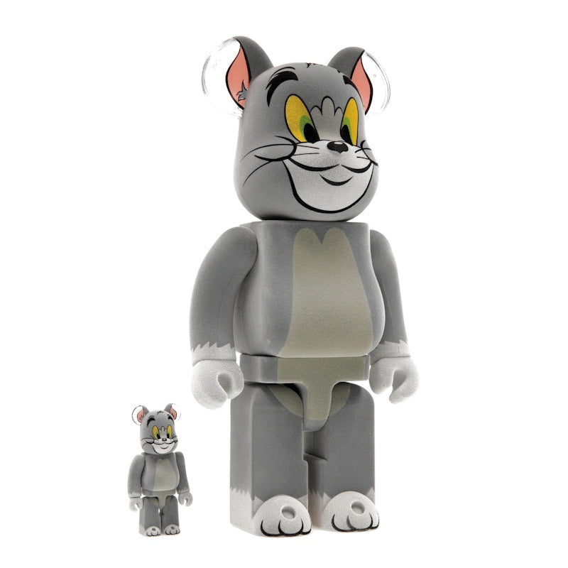 Bearbrick Tom and Jerry: Tom Flocky 100% & 400% Set