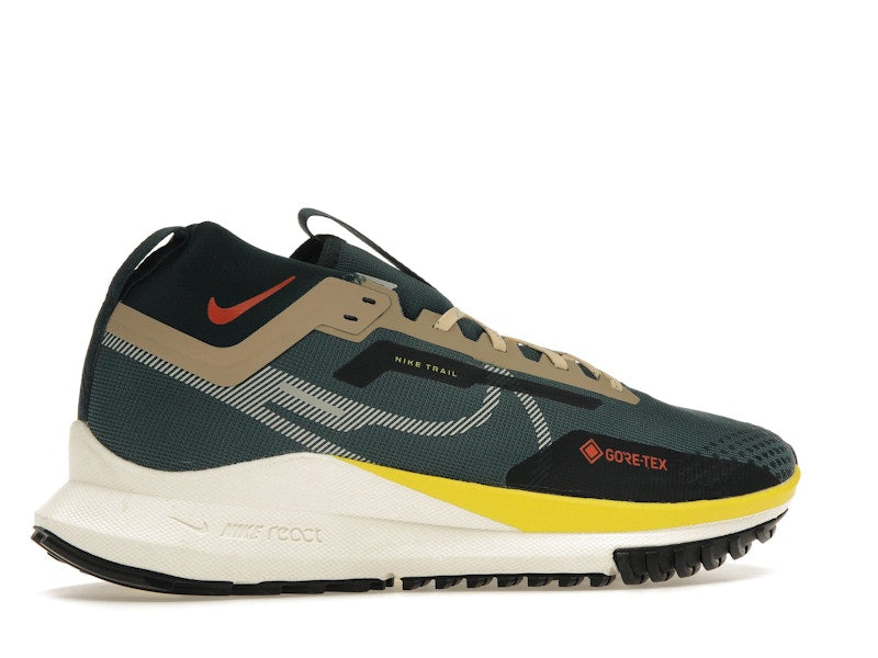 Nike React Pegasus Trail 4 Gore-Tex Noble Green Picante Red