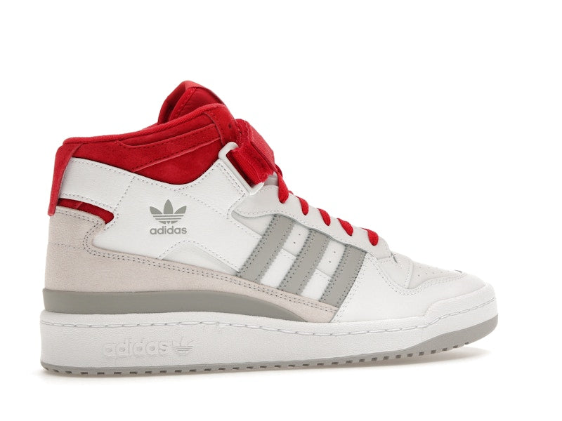 adidas Forum Mid White Red Grey