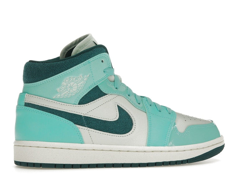 Jordan 1 Mid Chenille Bleached Turquoise (Women's)