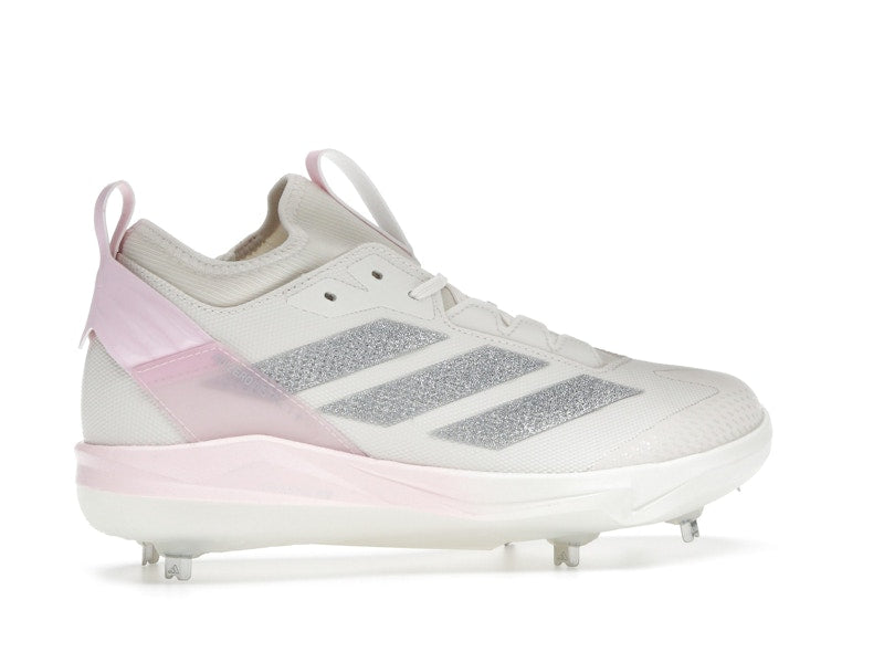 adidas Adizero Instinct+ 2.0 Chalk White Silver Metallic Clear Pink (Women's)