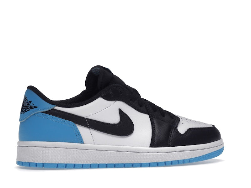Jordan 1 Retro Low OG Black Dark Powder Blue (Women's)