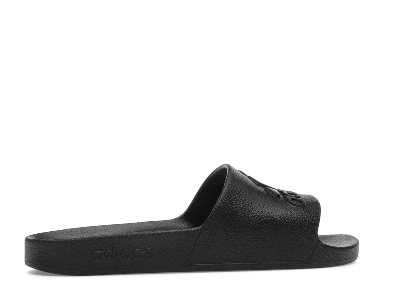 adidas Adilette Aqua Slides Core Black Logo