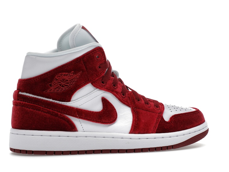 Jordan 1 Mid SE Red Velvet (Women's)