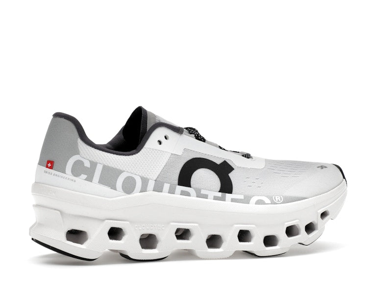 On Running Cloudmonster White Black (Women's)