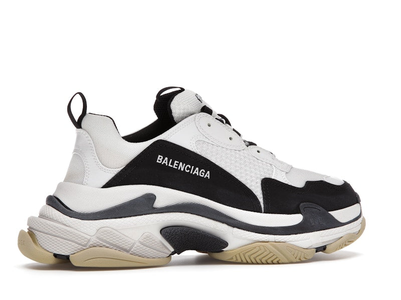 Balenciaga Triple S White Black