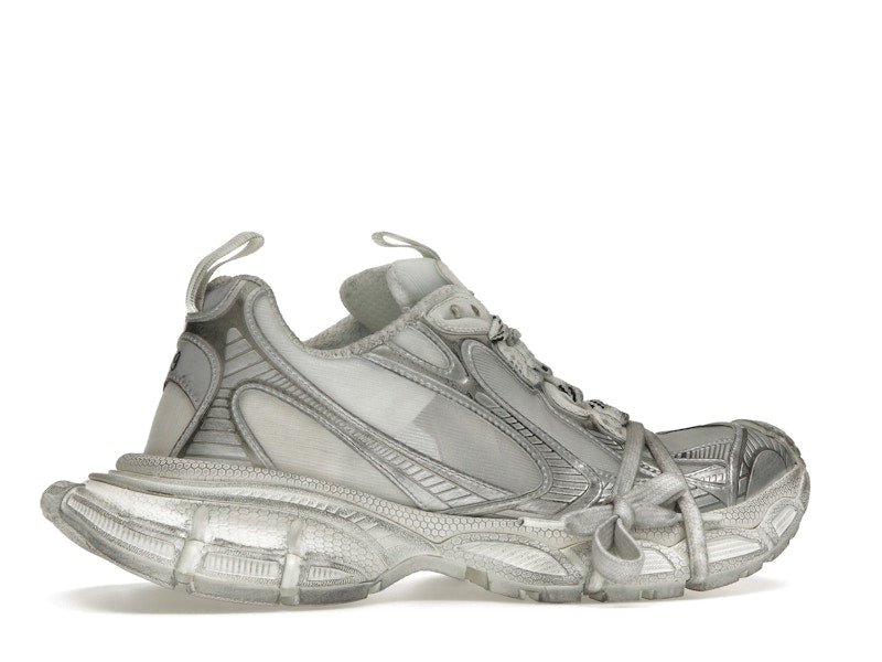 Balenciaga 3XL White Silver Summer Mesh