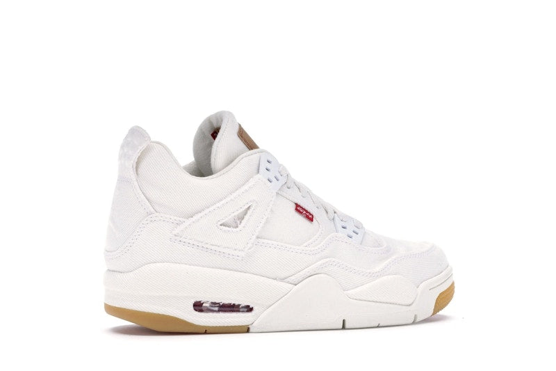 Jordan 4 Retro Levi's White (GS) (Levi's Tag)