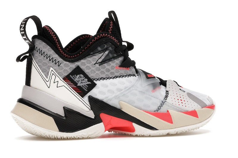 Jordan Why Not Zer0.3 White Bright Crimson Black (GS)