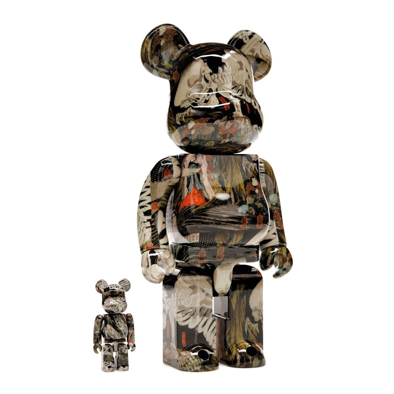Bearbrick Utagawa Kuniyoshi (The Haunted Old Palace at Soma) 100% & 400% Set