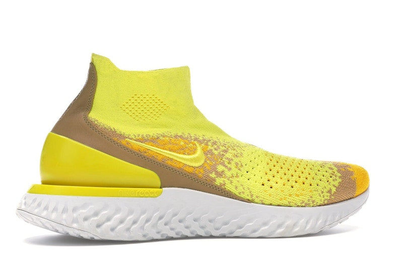 Nike Rise React Flyknit Sonic Yellow
