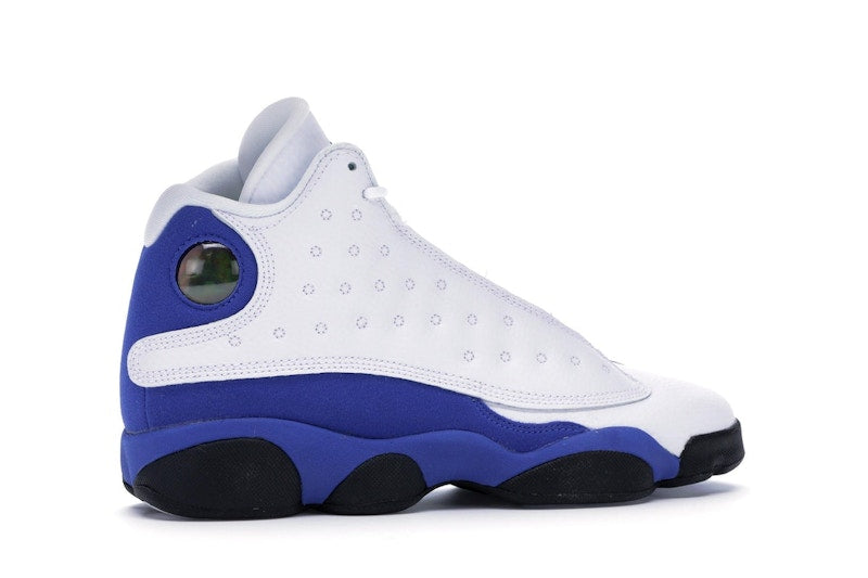 Jordan 13 Retro White Hyper Royal Black (GS)
