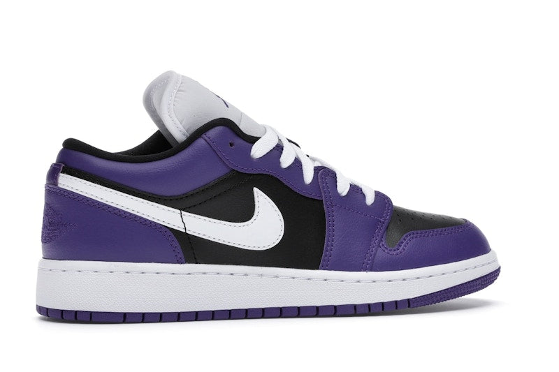 Jordan 1 Low Court Purple Black (GS)