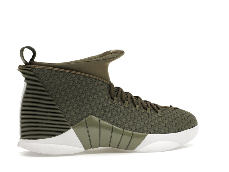 Jordan 15 Retro PSNY Woven Olive