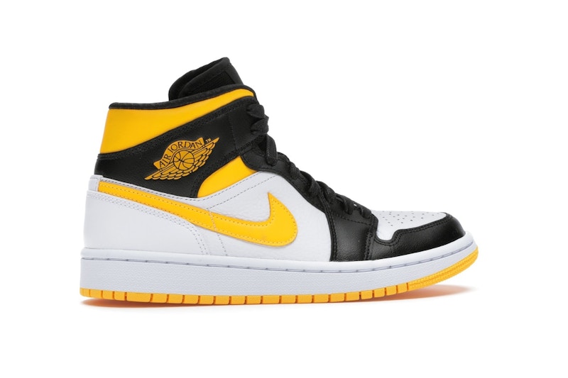Jordan 1 Mid Laser Orange Black (Women's)
