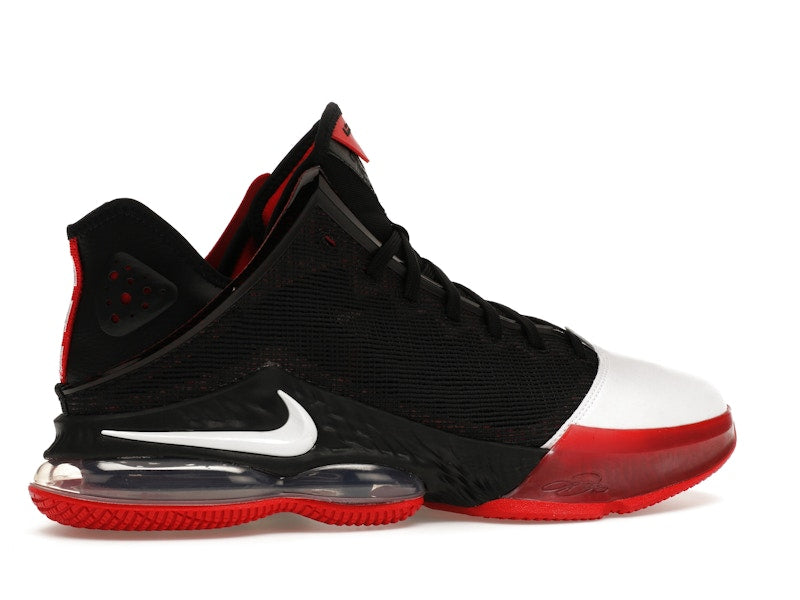 Nike LeBron 19 Low Black White University Red