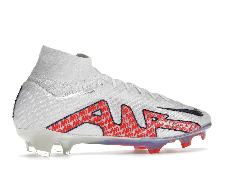Nike Zoom Mercurial Superfly 9 Elite FG White Bright Crimson