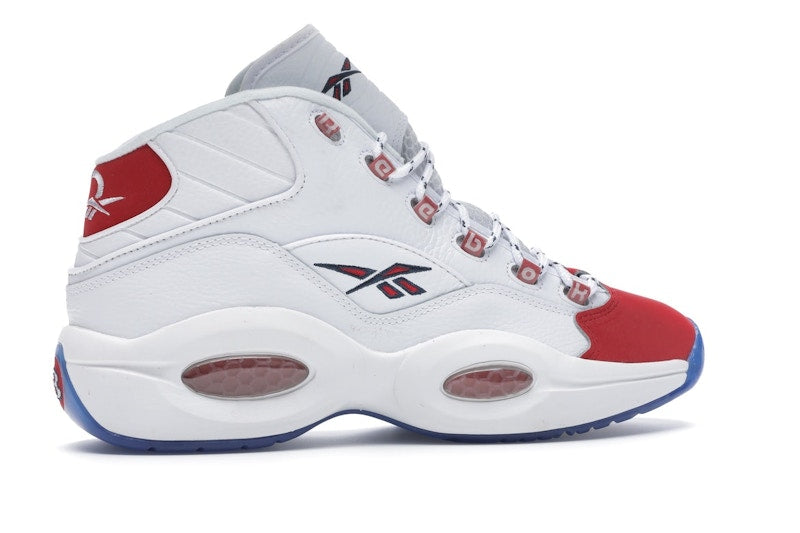 Reebok Question Mid Red Toe 25th Anniversary