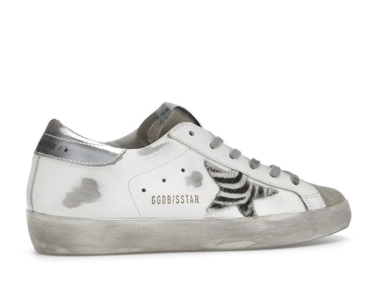 Golden Goose Super-Star Zebra Print Pony Skin Star (Women's)