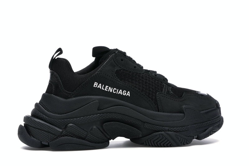 Balenciaga Triple S Triple Black (2018) Reissue Nondistressed (Women's)