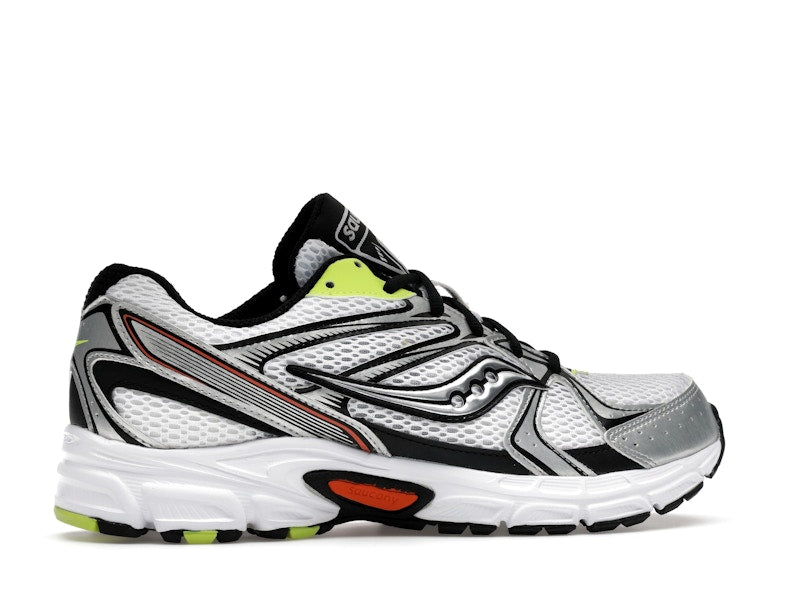 Saucony Grid Ride Millennium White Silver Lime Orange