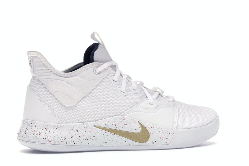 Nike PG 3 White Gold Navy