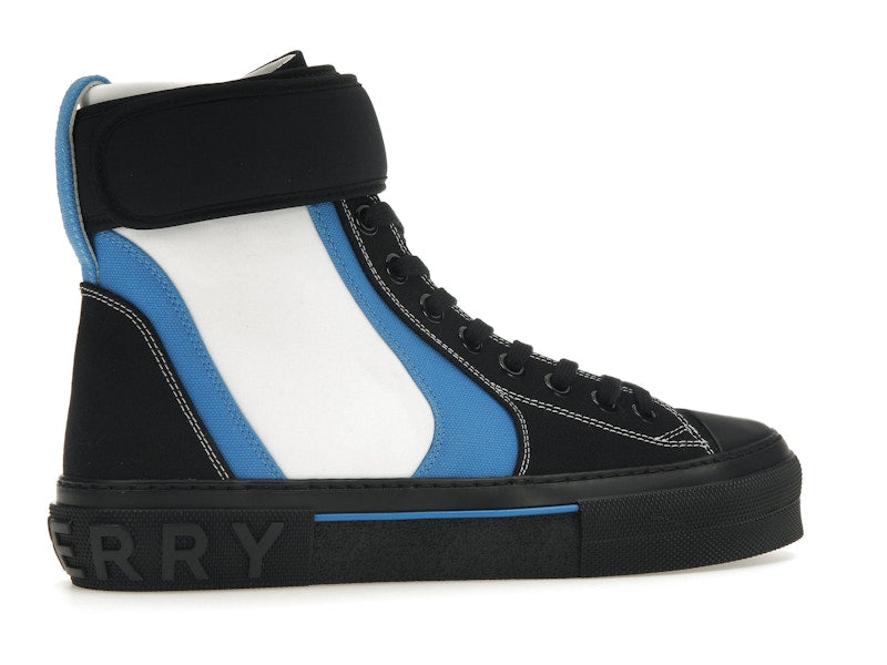Burberry Sub High-Top Laced-Up Trainer Black Blue White
