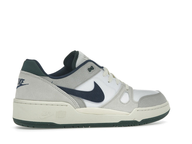 Nike Full Force Low White Midnight Navy Green