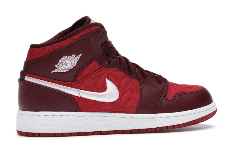 Jordan 1 Mid SE Red Quilt (GS)
