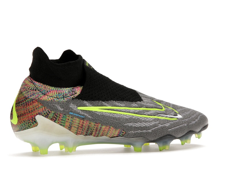 Nike Gripknit Phantom GX Elite Dynamic Fit Fusion FG Black White Blue Glow Volt