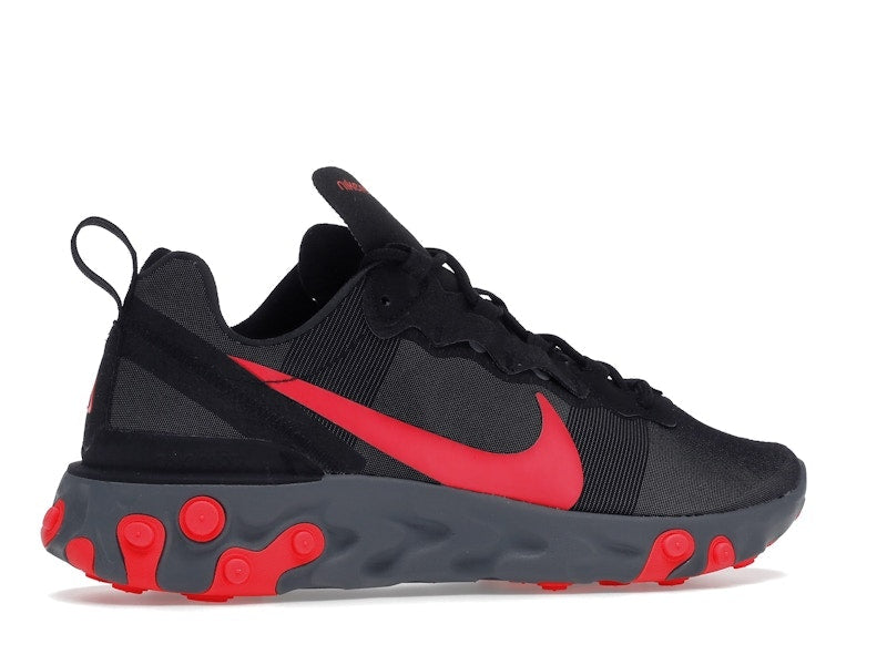 Nike React Element 55 Black Solar Red (Women's)