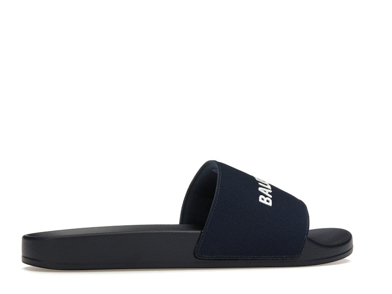 Balenciaga Pool Slide Navy