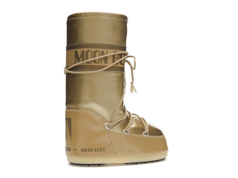 Moon Boot Icon Vinile Boot Metallic Gold