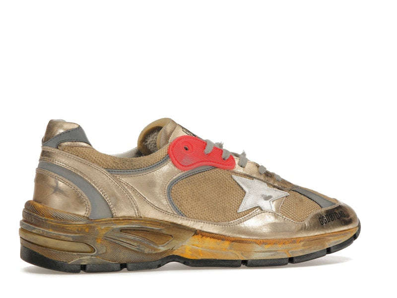 Golden Goose Dad-Star White Red Silver Grey