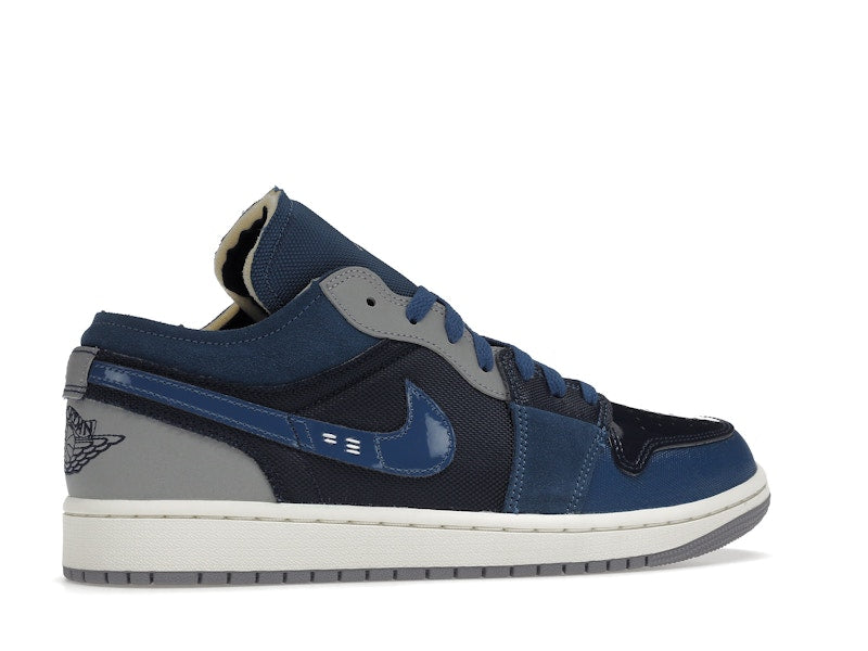 Jordan 1 Low SE Craft Obsidian French Blue Ashen Slate White