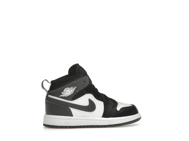 Jordan 1 Mid Black White Iron Grey (PS)