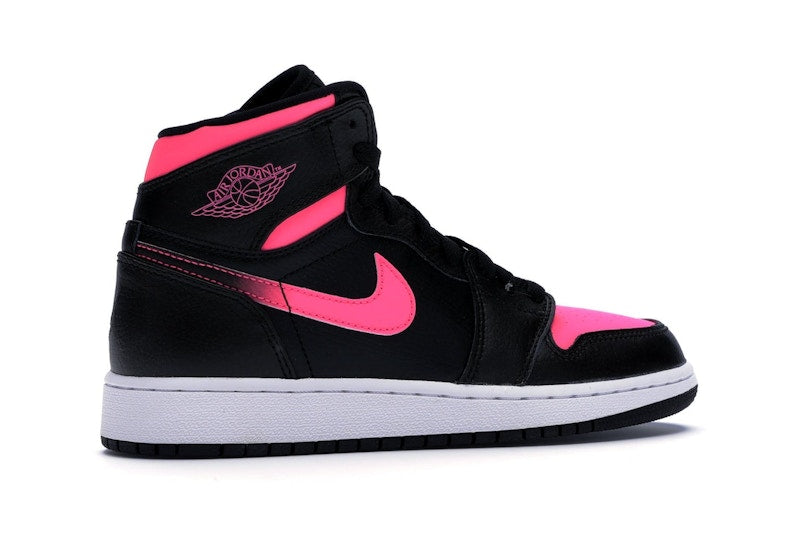 Jordan 1 Retro High Black Hyper Pink (GS)