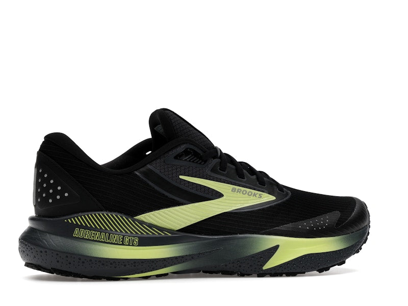 Brooks Adrenaline GTS 24 Weatherized Black Ebony New Yellow