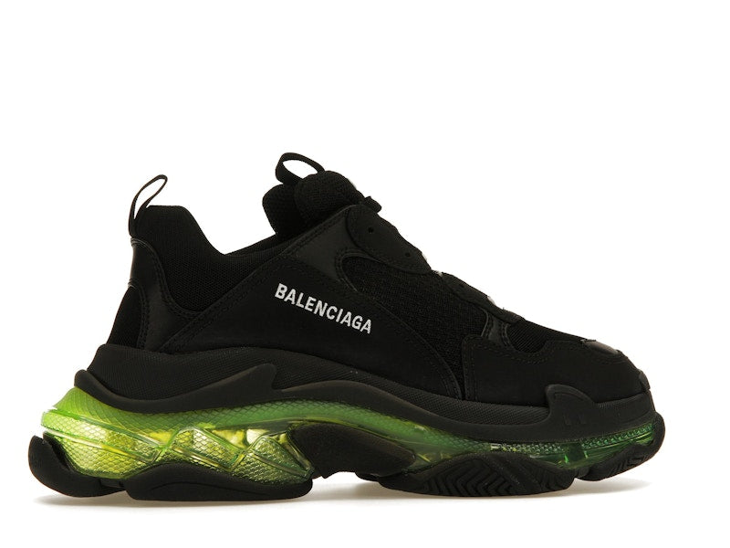 Balenciaga Triple S Black Yellow Fluo