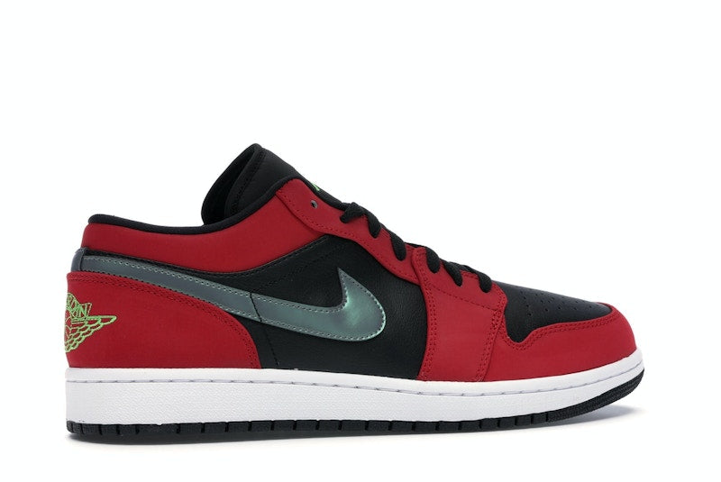 Jordan 1 Low Black Green Pulse Gym Red
